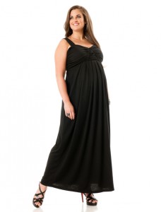 Plus Size Maternity Maxi Dress