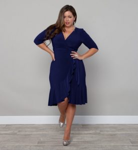 Plus Size Wrap Dress