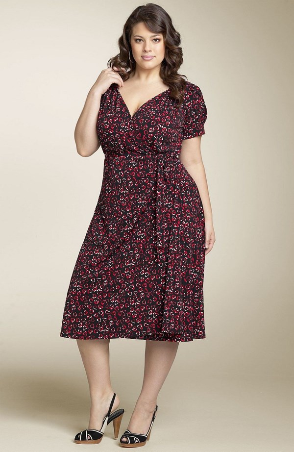 Plus Size Wrap Dress Picture Collection | DressedUpGirl.com