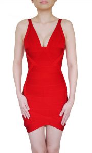 Red Bandage Bodycon Dress