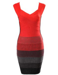 Red Bandage Dress Cheap