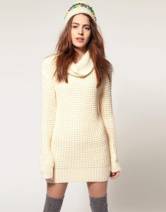 Cowl Neck Sweater Dress Picture Collection | DressedUpGirl.com