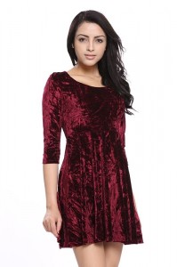 Velvet Skater Dresses