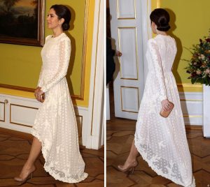 White Lace Long Sleeve Dress