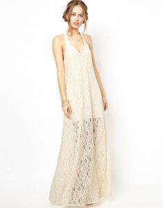 White Lace Maxi Dress