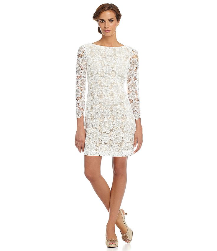 Long Sleeve Lace Dress Picture Collection | DressedUpGirl.com