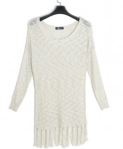 White Sweater Dress For Women