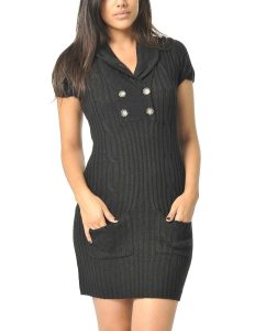 Womens Black Sweater Dress