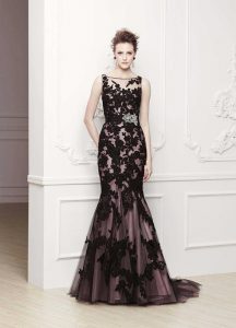 Black Lace Prom Dress