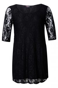 Black Lace Shift Dress