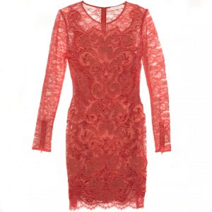 Coral Dress Lace