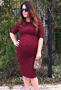 Lace Maternity Dress