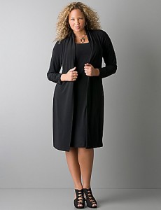 Plus Size Black Sheath Dress