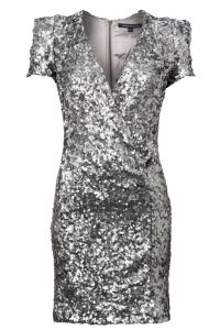 Silver Sequin Dress