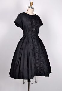 Black Eyelet Dress