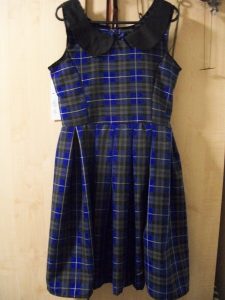 Blue Plaid Dress