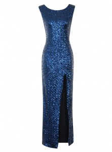 Blue Sequin Dresses