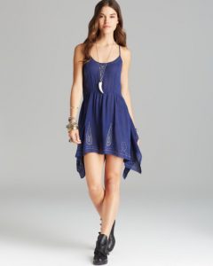 Blue Slip Dress
