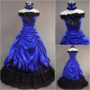 Blue Victorian Dress