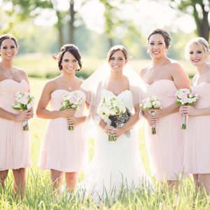 Blush Bridesmaid Dress