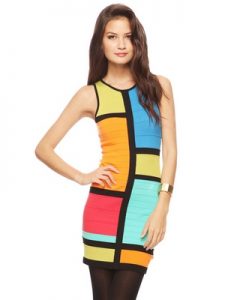 Color Blocked Dress