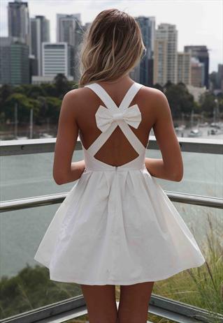 Bow Back Dress Picture Collection | DressedUpGirl.com