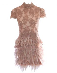 Dress with Feathers