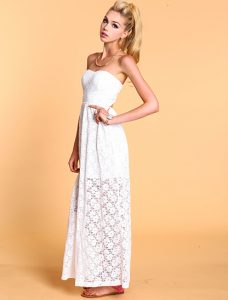 Eyelet Maxi Dress