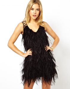 Feather Dress for Women
