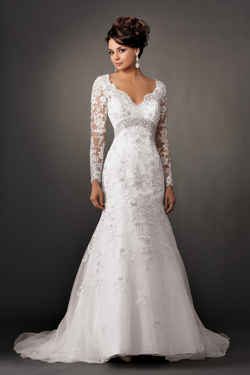 https://www.dressedupgirl.com/wp-content/uploads/2014/12/Fit-and-Flare-Wedding-Dress-with-Sleeves.jpg