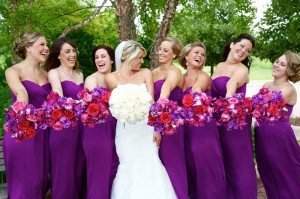 Fuschia Bridesmaid Dress