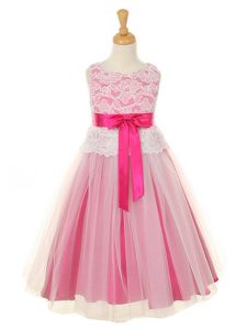 Fuschia Flower Girl Dress