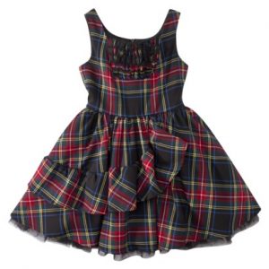 Girls Plaid Dress