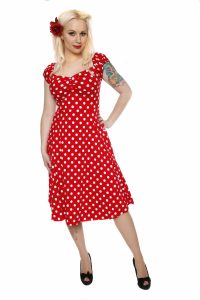 Girls Red Polka Dot Dress