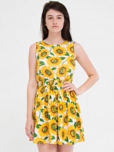 Girls Sunflower Dress