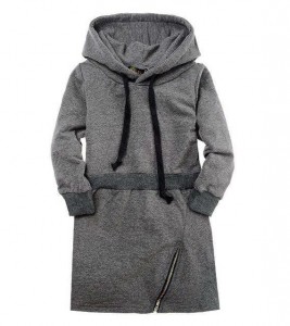 Hooded Sweatshirt Dress