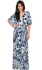 Kimono Sleeve Maxi Dress