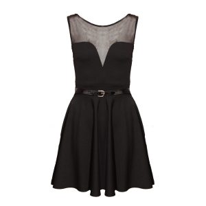 Mesh Skater Dress