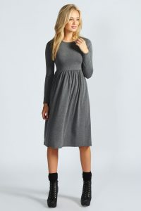 Midi Long Sleeve Dress