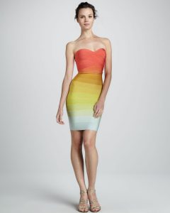 Ombre Bandage Dress