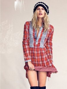 Plaid Shirt Dress