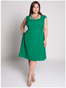 Plus Size Eyelet Dress