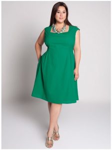 Plus Size Eyelet Dress