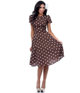 Polka Dot Swing Dress