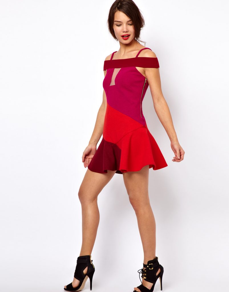 Color Block Dress Picture Collection