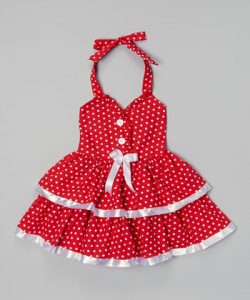 Red Polka Dot Dress Toddler