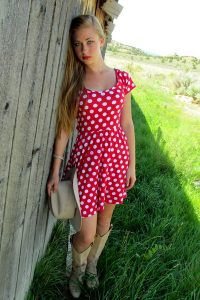 Red Polka Dot Dress Women