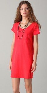 Red T-Shirt Dress