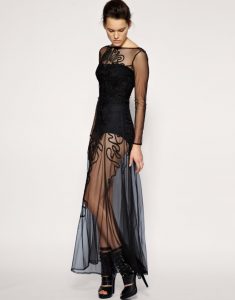 Sheer Maxi Dress