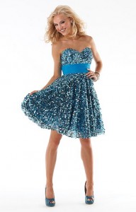 Short Sequin Prom Dresses